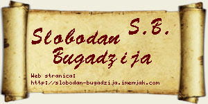 Slobodan Bugadžija vizit kartica